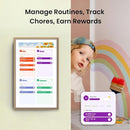 ApoloSign 15.6-inch Digital Calendar: Dual Mode Calendar with Google Play & Multi-calendar Sync, Electronic Planner & Chore Chart, Smart Touchscreen, Interactive Display for Family Schedules (Teak, 15.6") by TinyTreasures Baby Boutique