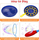 Roberly 18 PCS Big Bubble Wands Toys Set with Solution, Tray, Soft Racket, Bulk Funny Bubbles Making Toys for Kids Summer Outdoor Activities Game Birthday Party Favors by TinyTreasures Baby Boutique