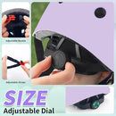 Adjustable Kids Bike Helmet with Knee & Elbow Pads Set, Color Gradient Design for Boys and Girls Aged 3-14+, for Skateboarding, Scooter, Roller & Inline Skating, Longboard by TinyTreasures Baby Boutique