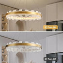 31.5" Natural Spanish Alabaster Round Chandelier, Adjustable Large Chandeliers for Living Room Over Table, Modern Luxury Alabaster Stone Chandelier for Drawing Room, Bedroom, Hallway, Foyer by CozyNest Decor
