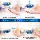 Force1 Scoot Pro Hand Operated Drone for Kids or Adults - Induction Hands Free Motion Sensors Mini Drones with Bright LED Projection, 360 Flips, Easy Indoor Small UFO Flying Orb Ball Drone Toy by TinyTreasures Baby Boutique