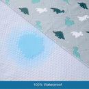 Potty Training Pee Pads for Kids, Toddlers Mattress Pad 100% Waterproof, Non Slip 34''x 36'' Bed Wetting Pad for Twin Beds, Washable, Reusable Mattress & Sheet Protector, Dinosaur by TinyTreasures Baby Boutique