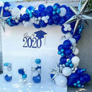 130pcs Royal Blue Balloons Different Sizes 18" 12" 10" 5" Party Latex Balloons for Birthday Graduation Baby Shower Anniversary Nautical Party Decorations by CozyNest Decor