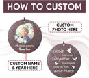 Personalized Sympathy Wind Chime, Memorial Wind Chimes in Memory of a Loved One Gift, Memorial Gifts Wind Chimes for Outside Patio Home or Garden Decor by CozyNest Decor