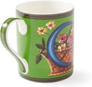 Spode Kit Kemp 12oz Mug, C Initial - Fine China Coffee Cup with Floral Alphabet Design, Custom Letter Mug for Unique Gift Giving - Personalized Kitchen Drinkware, Dishwasher Safe & Stylish by CozyNest Decor