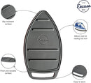 Encasa XO Silicon Mat for Hot Iron Rest - Heat Resistant, Anti - Slip, Thicker Pad for Protecting Your Table During Ironing, Non-Burning, Machine Washable, Durable - Grey by CozyNest Decor