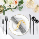 Black Silverware Set, KassKa 20 Pieces Flatware Cutlery Set, Stainless Steel Utensils Set Spoon Fork Knives Set for Home Restaurant and Kitchen, Mirror Polished Finished, Service for 4 by CozyNest Decor