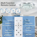 21 Inch Crystal Chandeliers with Remote Control LED Chandelier Modern Mount Flush Mount Chandelier Ceiling Light Fixtures for Bedroom Living Room Dining Room(Dimmable) by CozyNest Decor
