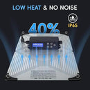 Grow Lights for Indoor Plants, 120W LED Grow Light Full Spectrum, with Samsung LM218B+ Diodes(512 Pcs),HD Digital, 3 Modes, 24H Timer, 10-100% Dimming for 3X3 / 4X4 ft Grow Tent by GreenHaven Gardens