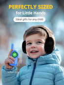 Walkie Talkies for Kids Rechargeable, 3 4 5 Year Old Boy Girl Gifts, 2 Pack Birthday Gifts for 3 4 5 6 7 8 Year Old Boys, Toddler Toys for Indoor Outdoor Games by TinyTreasures Baby Boutique