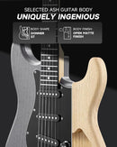 DONNER DST-80 Electric Guitar 39” Beginner Electric Guitar Kit with Amp, Classic SSS Pickup Complete with Gig Bag, Tuner, Capo, Strap, Picks, and Free Online Lessons by TinyTreasures Baby Boutique