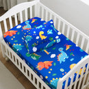 Cloele Crib Bedding Set for Boys Girls- 3 Piece Dinosaur Baby Bedding Set Soft Comforter Bed Set Includes Toddler Pillowcase Crib Sheet Baby Quilt - Nursery Bedding Set for Boys-Colorful Dinosaur by TinyTreasures Baby Boutique