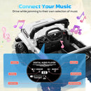 SEALIGHT 12V Kids Ride On Car Truck w/Parent Remote Control, Electric Car for Kids Children Ride On Toy Toddler with Double Doors/Safety Belt/LED Lights/Music Player/Bluetooth by TinyTreasures Baby Boutique