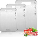 Cutting Boards for Kitchen, Cutting Board, Foodgrade Stainless Steel Cutting Board for Meat,Fruit, Vegetables, Outdoor or Indoor, L 15 .4" * 11" by CozyNest Decor