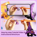 Wizardi Amigurumi DIY Crochet Kit - Halloween Cat F07N8-M210 by TinyTreasures Baby Boutique