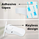 Child Proof Door Lever Lock(6 Pack) - Baby Proofing Door Handle Lock, 3M Adhesive & No DrillingNeed, Minimalist Design, Child Safety Door Handle Locks by TinyTreasures Baby Boutique