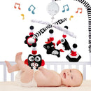 Montessori Mobile Baby for Crib,Black and White Baby Crib Mobile with Music for Boys & Girls,High Contrast Hanging Crib Toys, Newborn Visual Stimulation to Engage by TinyTreasures Baby Boutique