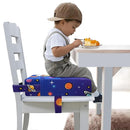 Toddler Booster Seat for Dining Table, Portable Booster Seat for Kitchen Chair, 4 Inch High-Density Foam Cushion with Adjustable Safety Straps and Non-Slip Bottom, Perfect for Kids Travel and Daily by TinyTreasures Baby Boutique