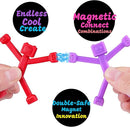 24 PCS Magnetic Travel Toys for Kids, Creative, Portable and Educational, Magnetic-People-Magnet-Men: Cute Robot & Funny Magnets, Small Fidget Toys for Classroom Prizes, Easter Egg Stuffers, Office by TinyTreasures Baby Boutique