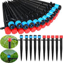 120 Pcs Drip Irrigation Emitters for 1/4'' Drip Irrigation Tubing 60 Irrigation Emitters Sprayer 60 Adjustable 360 Degree Water Flow Drippers for Patio Lawn Garden Watering by GreenHaven Gardens