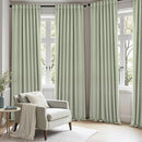 ANRODUO Sage Green Room Darkening Curtains 63 Inches Long Thermal Insulated Window Treatment Panels Back Tab Rod Pocket Blackout Green Curtains for Bedroom Living Room by TinyTreasures Baby Boutique