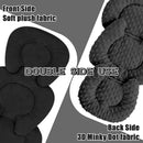 Infant Car Seat Insert Head and Body Support, GFU Reversible Newborn Insert for Carseat with Strap Pads, Soft Stroller Cushion Pillow Insert for Boys and Girls, Fits for Stroller, Swing, Black by TinyTreasures Baby Boutique