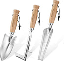 WORKPRO Garden Tool Set, 3 Pcs Gardening Hand Tools with Wood Handle, Weed Puller, Crack Weeder, Hand Trowel, for Planting, Digging, Weeding, Ideal Gardening for Women & Men by GreenHaven Gardens