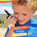 Wishouse Walkie Talkies for Kids 4 Pack,Family Walky Talky Adults Children Radio Long Range,Outdoor Camping Fun Toys Birthday Present Xmas Gifts for 4 5 6 7 8 Year Old Girls Boys No Battery No Charger by TinyTreasures Baby Boutique