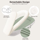 Baby Lounger - Infant Lounger Pillow for Newborn 0-24 Months, Soft, Breathable & Portable Baby Lounger Pillow for Boys & Girls, Cozy Baby Floor Seat for Home & Travel (Green) by TinyTreasures Baby Boutique