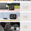 Portable Power Station 300W, 228Wh Solar Generator with 110V Pure Sine Wave AC Outlet, Backup Lithium Battery Generator for CPAP Outdoor RV Camping Emergency Home Use by TinyTreasures Baby Boutique