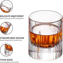 KAMMAK Crystal Whiskey Glasses Set of 2, Luxury 2.03oz Old Fashioned Glasses Stemless, Handcrafted Liquor Glasses, Hand Blown Scotch Cup for Women, Men Barware Gift for Cocktail, Bourbon by CozyNest Decor