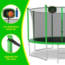 SKYUP Tranpoline 1500LBS 16 15 14 12 10 8 FT Tranpoline for 7-10 Kids and Adults, Windproof Outdoor Tranpoline with Enclosure Net, Basketball Hoop, Easy to Install & Last Long - ASTM Approved by TinyTreasures Baby Boutique