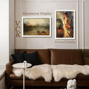VCK 16x24 Poster Frames Set of 3, White Solid Wood Picture Frame, Textured Exclusive Wall Gallery Frame by CozyNest Decor