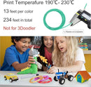 18 Colors 3D Pen Filament Refills Compatible with SCRIB3D MYNT3D PIKA3D 3D Pen for Kids Per Color 10Feet 1.75mm PLA 3D Printing Pen Filament Refills, NOT FIT 3Doodler Start Pen by TinyTreasures Baby Boutique