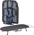 BiJun Small Ironing Board, Foldable Table Top Ompact Portable Mini Ironing Board w/Iron Rest, Set for Dorm Rooms, RVs, Travel Apartments Black by CozyNest Decor