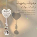 Daughter in Heaven Memorial Crystal Suncatcher, Memorial Gifts for Loss of Daughter, Loss of Daughter Sympathy Gifts, Bereavement Gifts for Loss of Daughter Rainbow Maker Hanging Decoration by GreenHaven Gardens