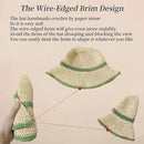Floppy Big Beach Straw Hats for Women Foldable Summer Wide Brim Packable Sun Hat Womens Travel Straw Fedora Hat by GreenHaven Gardens