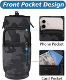 32 40 oz Water Bottle Carrier with Strap, Neoprene Water Bottle Sleeve Bag with 2 Pockets Insulated Flask Sling Holder for Walking Hiking Gym by TinyTreasures Baby Boutique