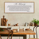 LuZhiQiang The Blessing Christian Song Lyrics Wall Decor 40''×15'' Scripture May The Lord Bless You Bible Verse Wall Art Sign (Wood) by CozyNest Decor