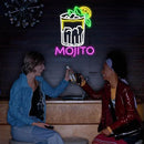 Mojito Neon Sign Mojito Cocktail Neon Light for Wall Decor Dimmable LED USB Powered Mojito Light Up Sign for Bar Club Party Home Bar Man Cave Living Room （16.7 * 12.8In） by CozyNest Decor