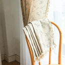 Sutuo Home Florals Boho Farmhouse Curtains, Semi-Blackout Drape Bohemian Window Treatment Cotton Linen Panel with Tassels for Bedroom Living Room, Rod Pocket, 1 Panel 59" W x 84" L by CozyNest Decor