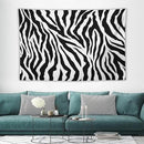 HZOHNAGO Zebra Print Tapestry Nature Wild Animals Black and White Stripe Printed Wall Tapestry Painting Wall Hanging for Bedroom Living Room Dorm 60" W x 40" H by CozyNest Decor