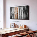 ElephantStock Ski Collection Wall Art - Horizontal Framed Canvas - 1-Piece Bathroom Wall Decor - Photography sports Canvas Print - Brown and Black Decor for Wall - 31" X 21" by CozyNest Decor