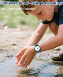 Kids Analog Watch Boys Girls, 30M Waterproof, Sports Watch for Boys, Easy to Read Children's Thin Dial Wrist Watches with Soft Band, for Ages 5-15 Kids Great Birthday Gifts Christmas Day by TinyTreasures Baby Boutique