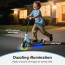 Foldable Children's Electric Scooter (Ages 6-14) - Top Speed 16 km/h, Maximum Range 8 km, 7-inch Illuminated Front Wheel, 6-inch Solid Rear Wheel by TinyTreasures Baby Boutique