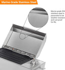 Kenyon B70200 City Grill, Portable Grill, Stainless Steel, Single Burner, Knob Control, Faceted Lid, UL Approved For Use Indoors And Outdoors, Flame-Free, 120V by GreenHaven Gardens