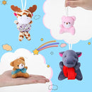 Zhanmai 100 Pcs Mini Plush Stuffed Animal Bulk Small Animal Toys Keychain Party Favors Easter Egg Stuff for Kids Birthday Valentine Carnival Classroom Prizes Gift Goodie Bag Filler(Ocean Style) by TinyTreasures Baby Boutique