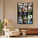 Custom Tapestry For Wall Bedroom Custom Backdrop Personalized Image Text Photo Customized Funny Tapestry Banners And Signs Dad's Day vertical Tapestrys by CozyNest Decor
