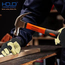 HLDD HANDLANDY Mens Leather Gardening Gloves, Utility Work Gloves for Gardening, Yardwork, Construction, Mechanics by GreenHaven Gardens
