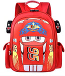 Kid Toddler Boys Girls Backpack Waterproof Cartoon Truck Car Child Snack School Bag Kindergarten Backpack (Red) by TinyTreasures Baby Boutique